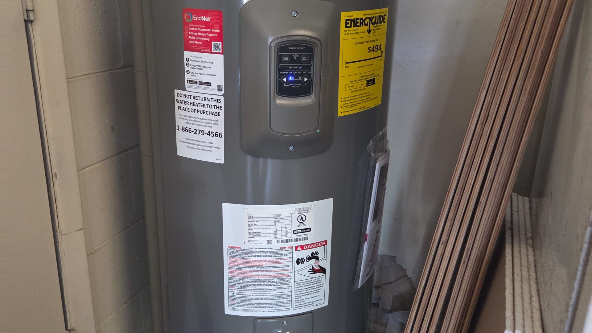 Water Heater Install